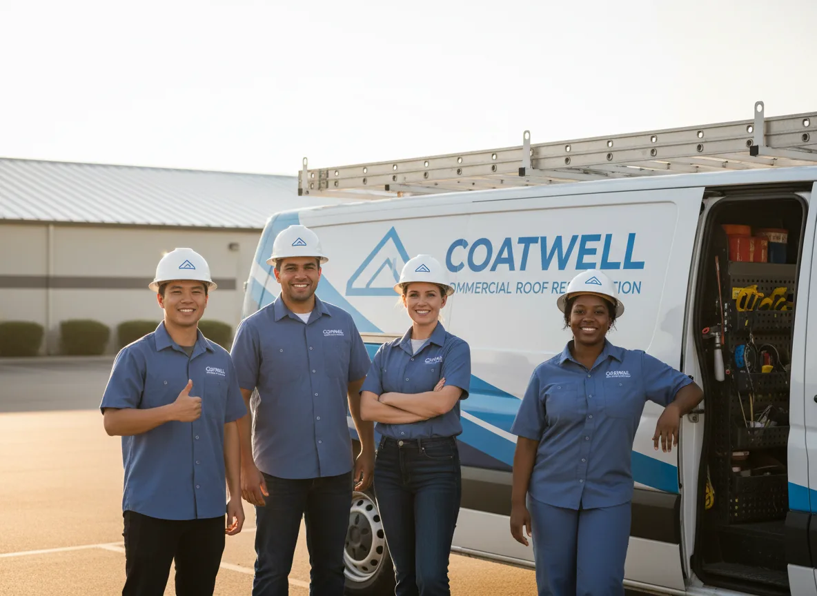 Commercial roof coating company in Riverdale, MI
